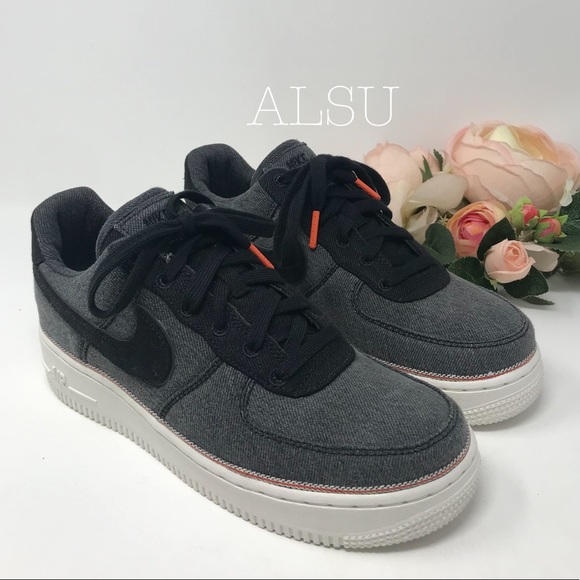 Nike Air Force 1’07 PRM Black Summit WhiteW AUTHEN - Picture 2 of 8
